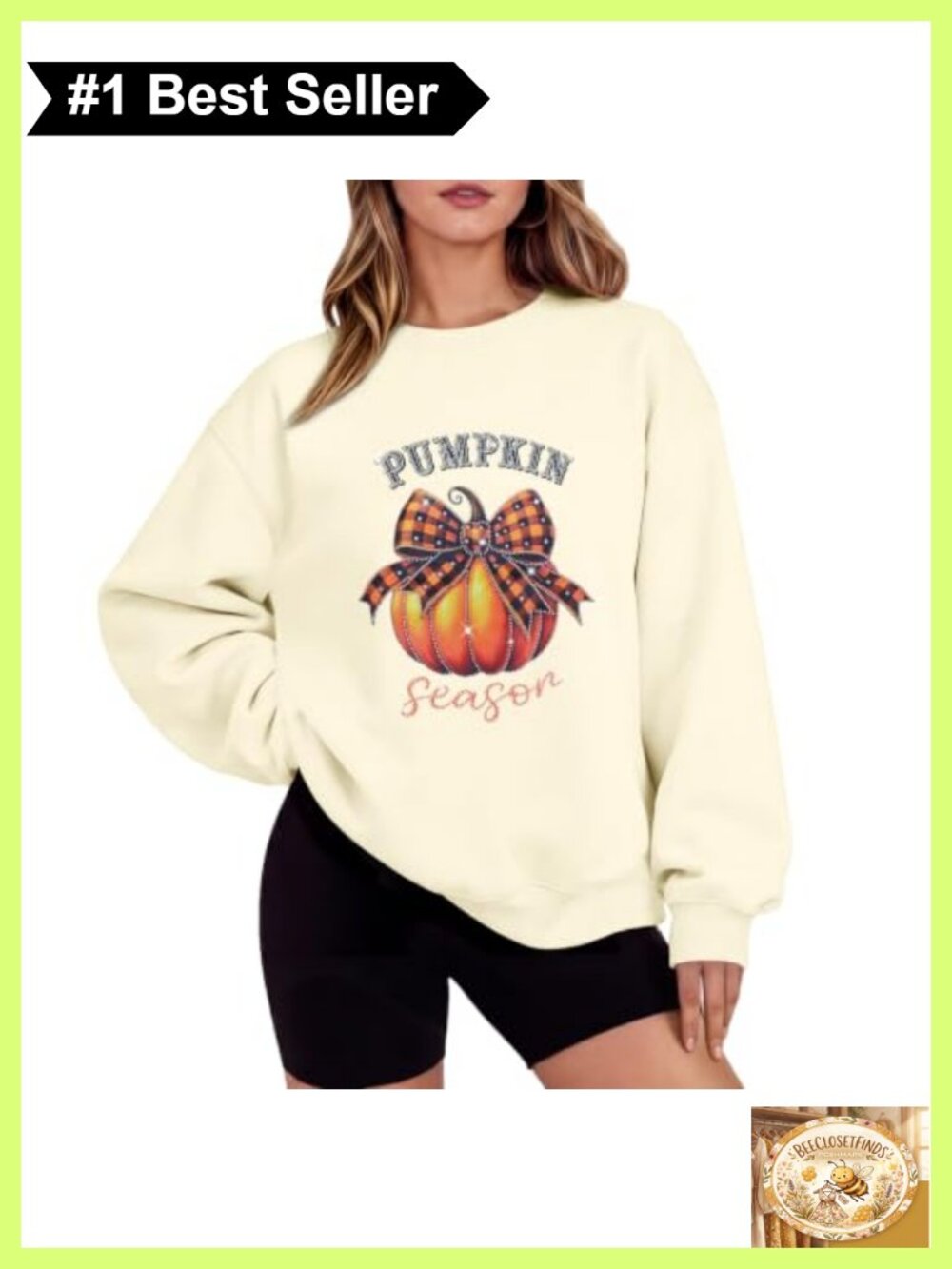 Pumpkin Season Rhinestone Graphic Crewneck Sweatshirt Womens Fall Thanksgiving